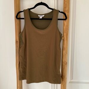 Athleta Passenger Tank Top Olive Green Sz Small NWOT Athleisure Gym Casual